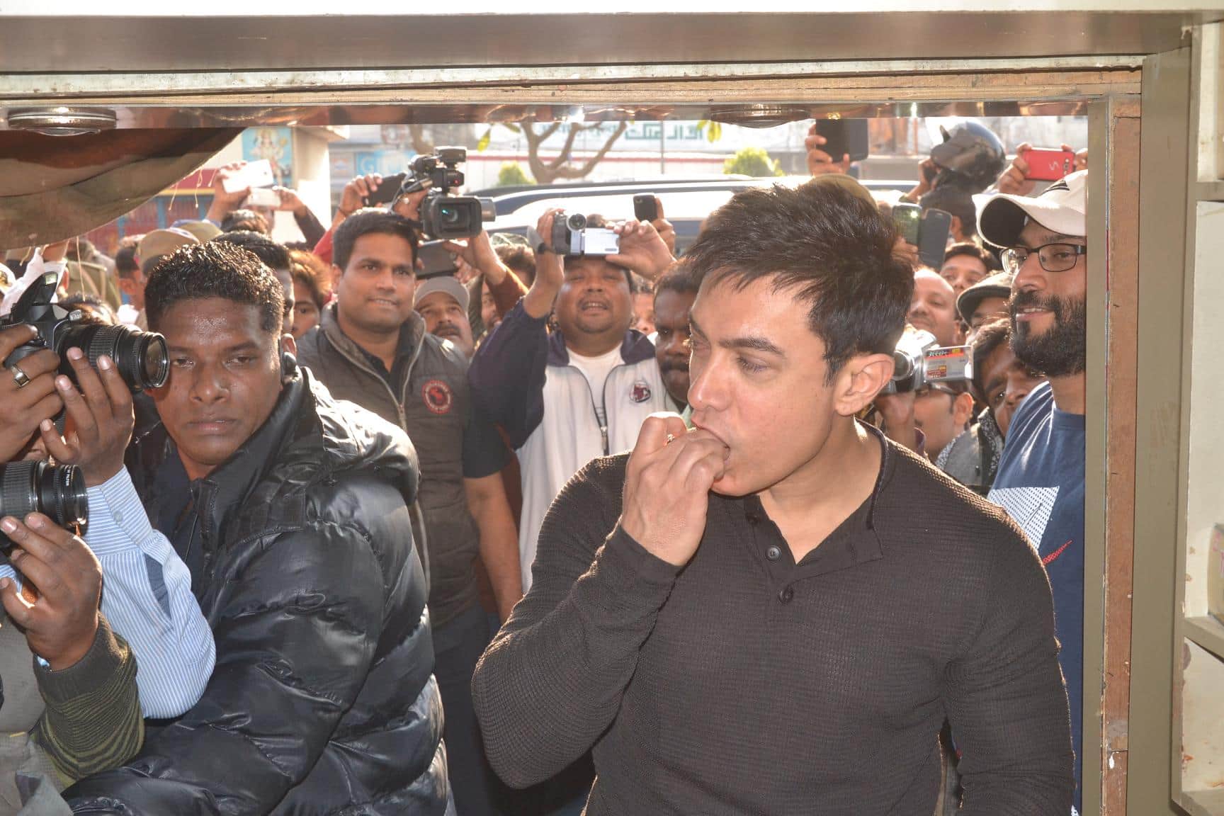 Aamir khan in Varanasi 
