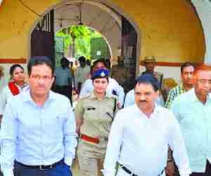 Judge, DM and SP inspect jail