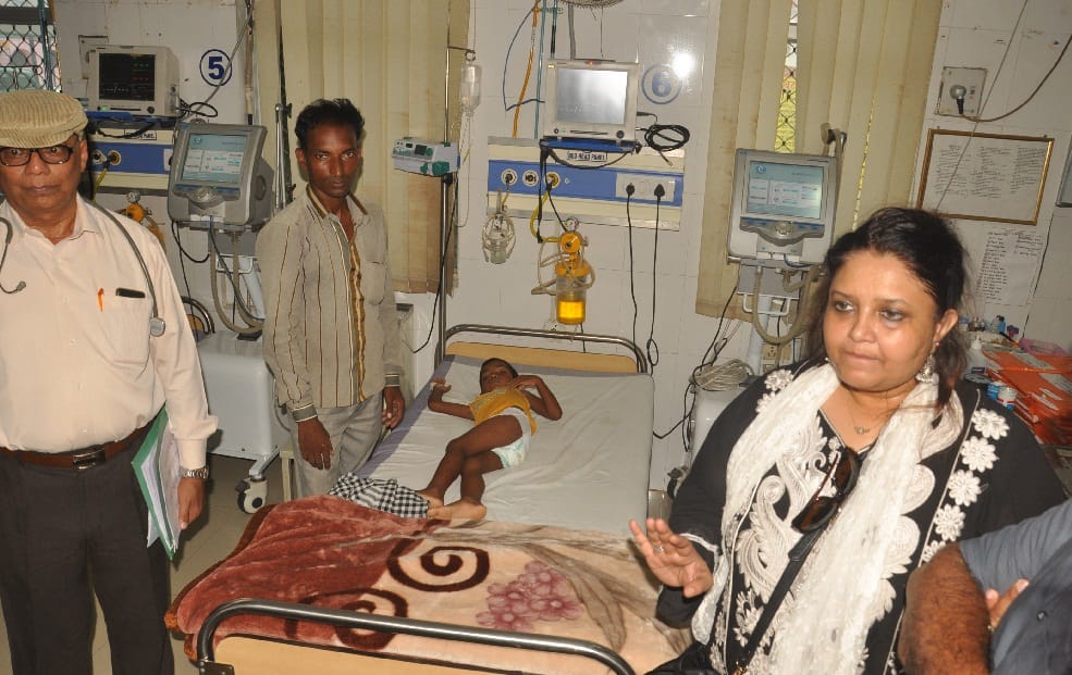 इंसेफेलाइटिस वार्ड की परखी व्यवस्था