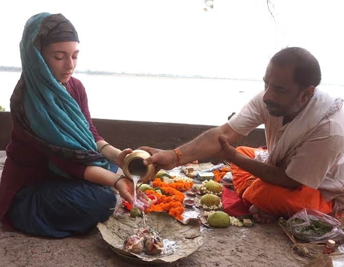 italian mother reach varanasi for son last funeral