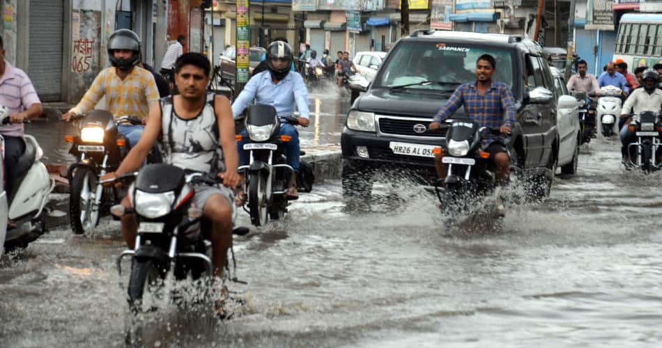 Heavy rain in Karnal haryana, Many records broken