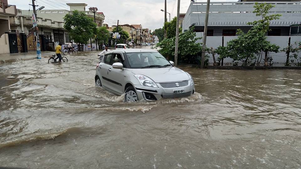 Heavy rain in Karnal haryana, Many records broken