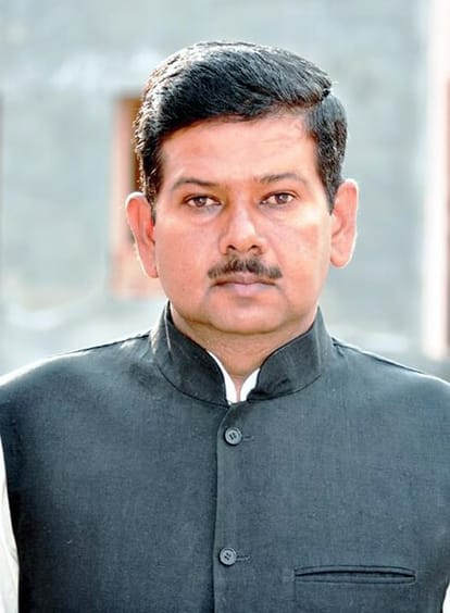 kolayat Mla's car Stuck in water in bikaner