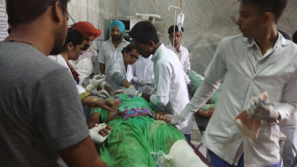 muktsar cruiser car accident, four people killed