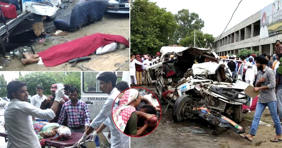 muktsar cruiser car accident, five people killed
