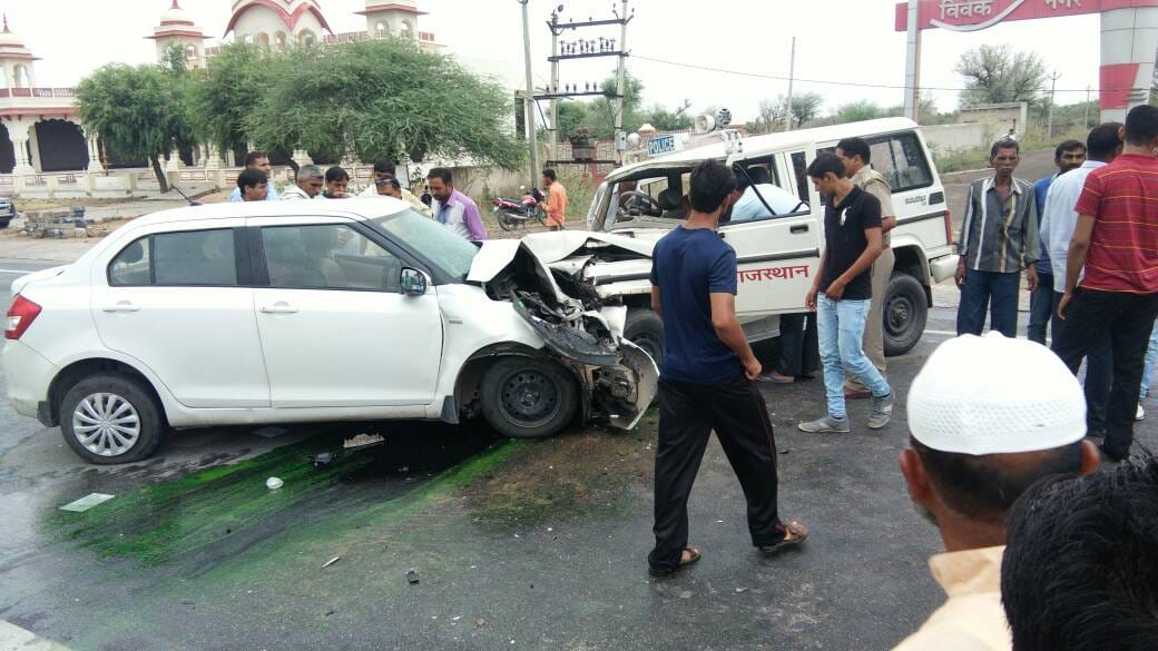 Police petroling jeep and car raid, judicial magistrate and daughter's death, husband wounded