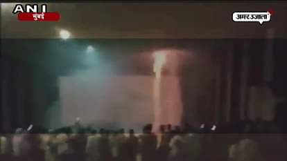 Fans burst crackers in a theatre in Malegaon during the entry scene of Salman Khan in  his film