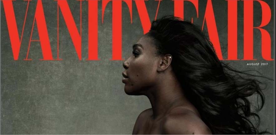 pregnant serena Williams stuns in naked vanity fair cover 