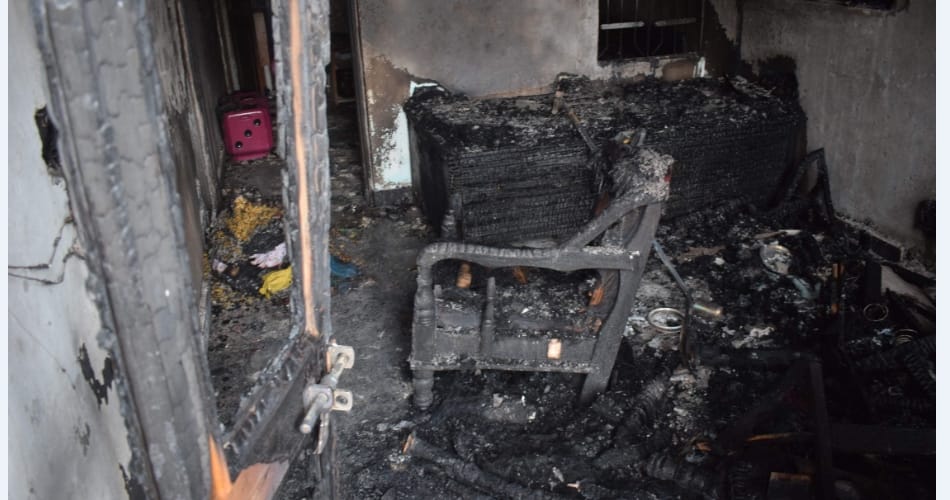 Fire in Chandigarh's ramdarbar, many injured