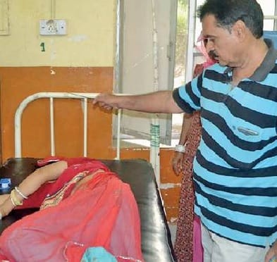 somebody cut the hair of woman rumour in many district of rajasthan