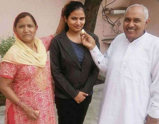 haryana daughter bhavika selected indian airforce flying officer