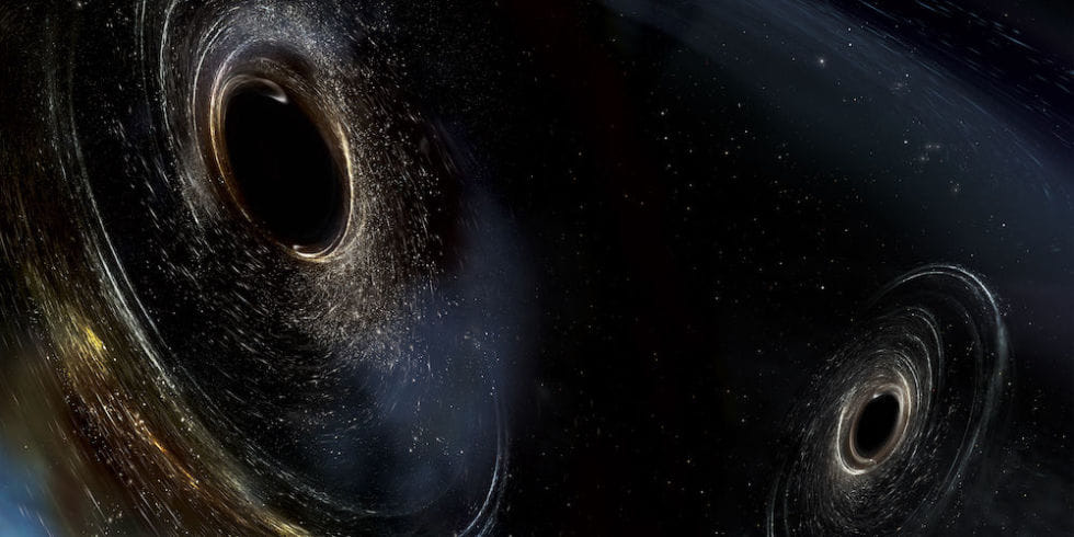Astronomers Spot Orbiting Black Holes for the First Time