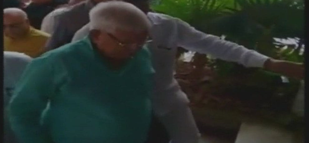 RJD chief lalu prasad yadav apperars before a special CBI court in fodder scame case
