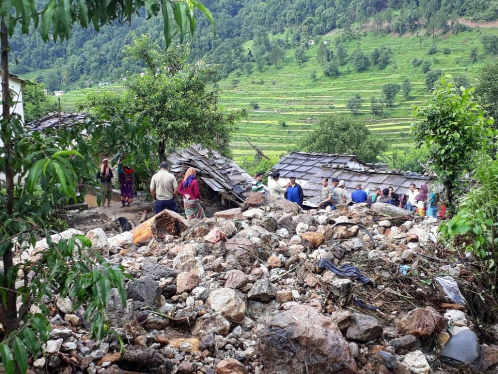 landslide in chamoli garhwal