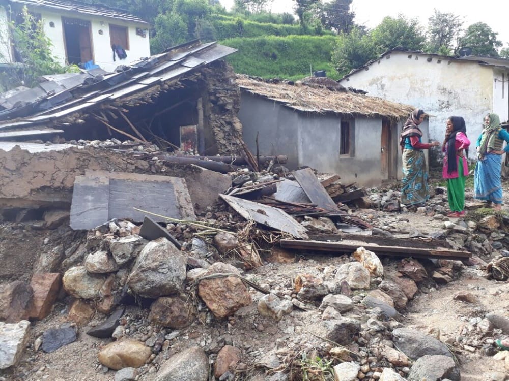 landslide in chamoli garhwal