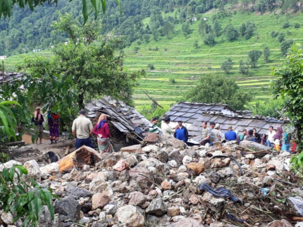 landslide in chamoli garhwal