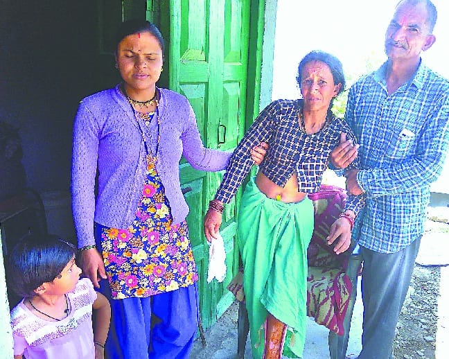 Due to the promise of a government disaster victim's pain