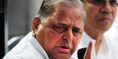 sadhvi niranjan jyoti says gayatri prajapati adoptive son of mulayam singh