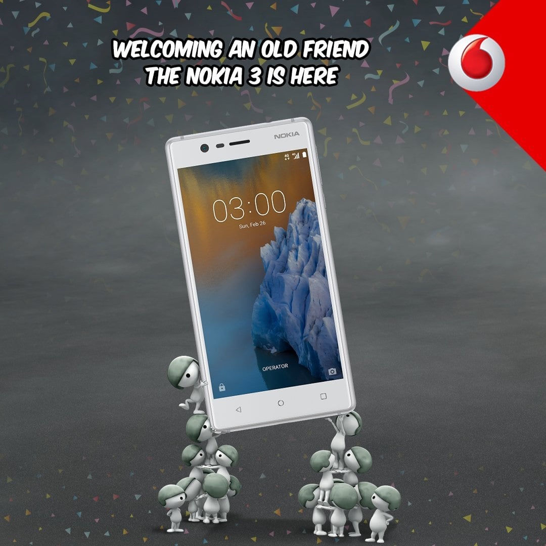 Vodafone offers upto 9GB extra data with Nokia 3, Nokia 5 and Nokia 6