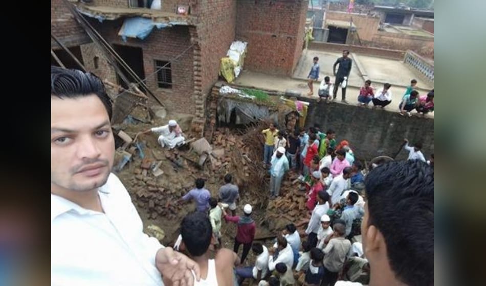 house collapse due to rain in bulandshahr and family of 4 died in it
