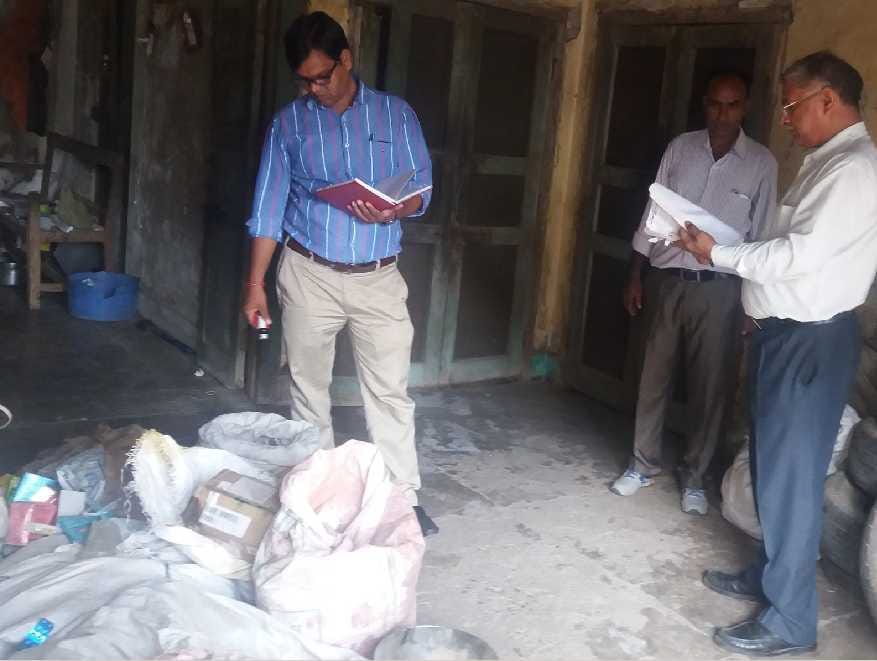 Millions of medicines found in the sack inside the room