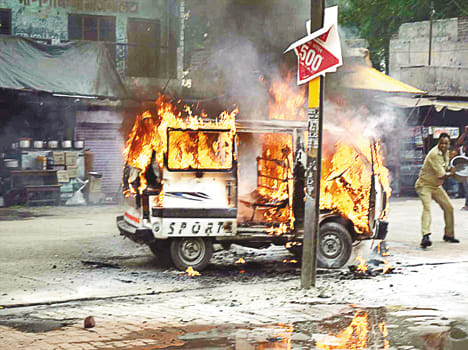 Car bomb made on petrol pump