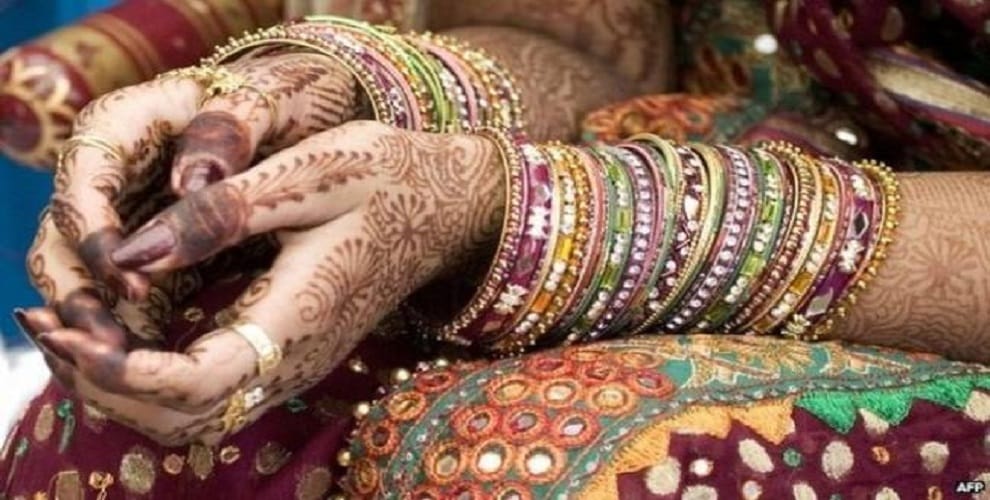 The groom drank alcohol, the bride refused to go to the in-laws