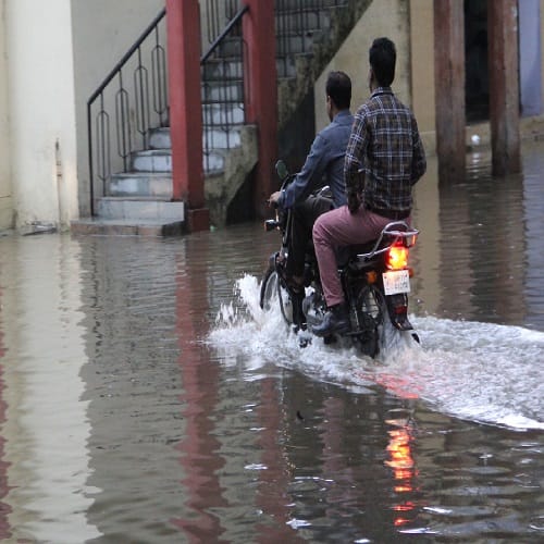 Crude houses collapsed after heavy rains, 11 babies including father son, see photos