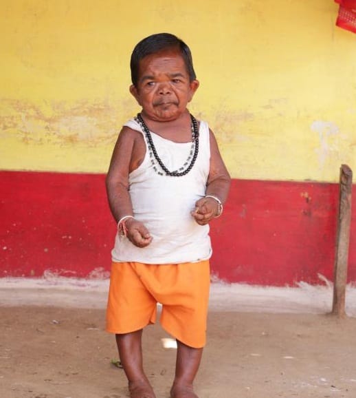 Basori Lal of Madhya Pradesh is just 29 inches tall at the age of 50 years