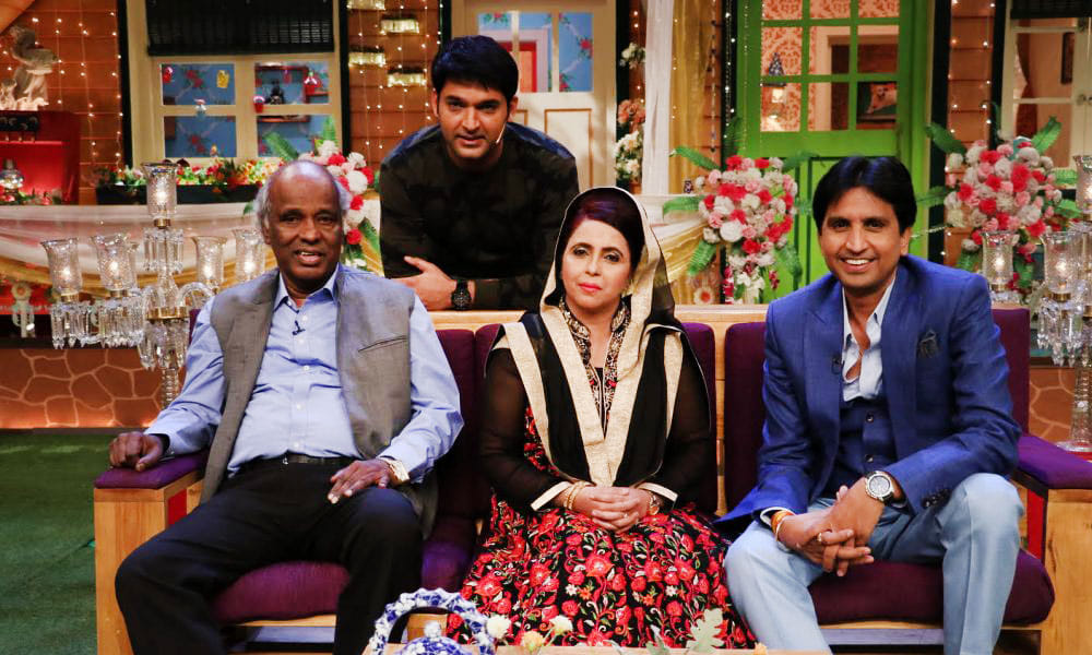 AAP Politician Kumar Vishwas Shot For 'The Kapil Sharma Show' Shayar Special Episode