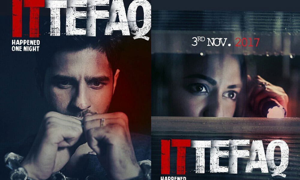 karan johar release akshay khanna sidharth malhotra and sonakshi sinha ittefaq new poster