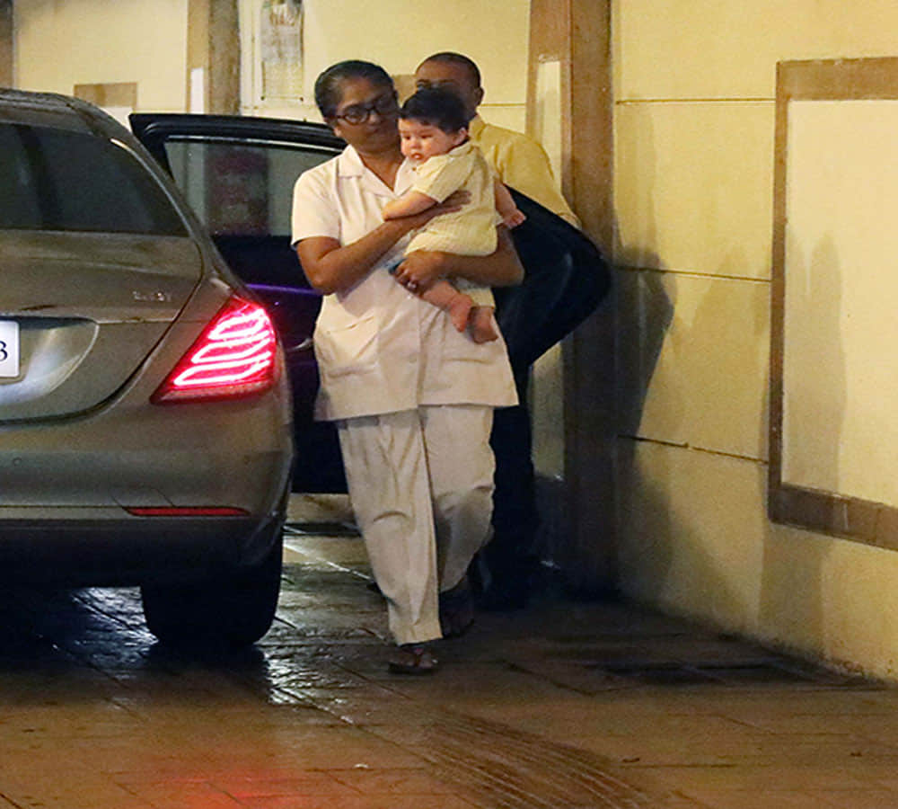 Kareena Kapoor Son Taimur Ali Khan Spotted After After Having An Outing, Latest Pictures