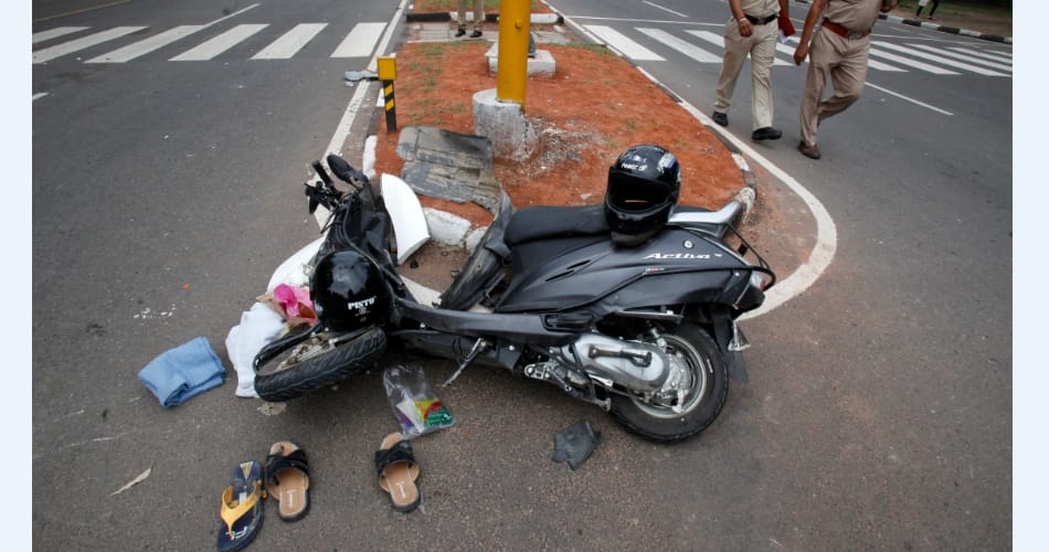 Accident in chandigarh, one death, many injured