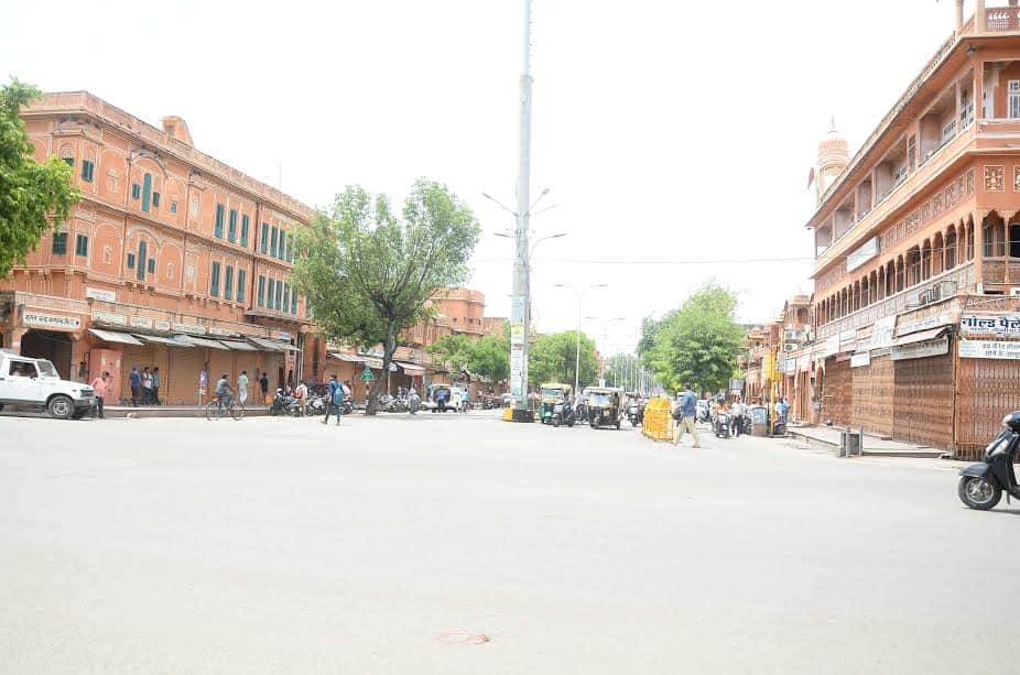 protest against gst in rajasthan 