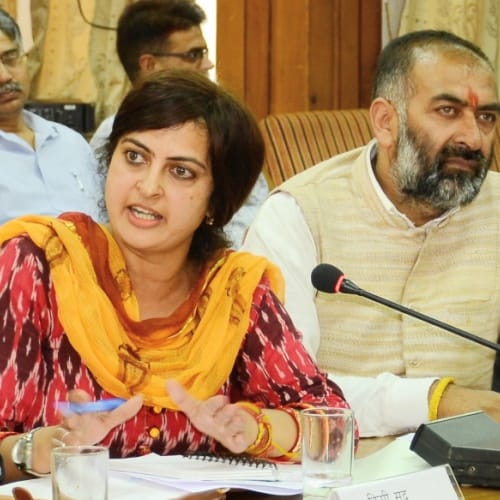 Municipal Corporation First Meeting in Bachat Bhawan shimla
