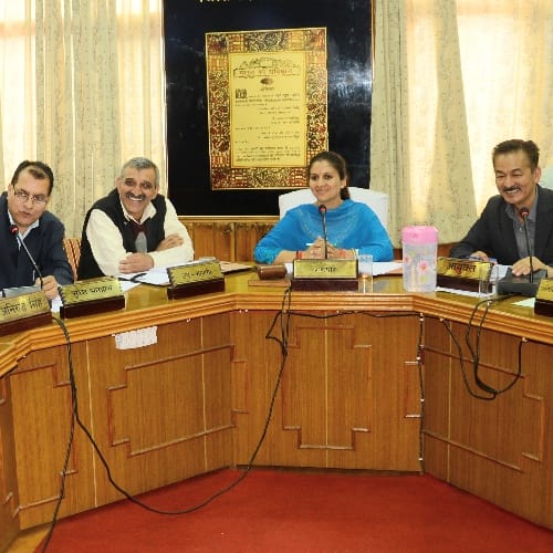 Municipal Corporation First Meeting in Bachat Bhawan shimla