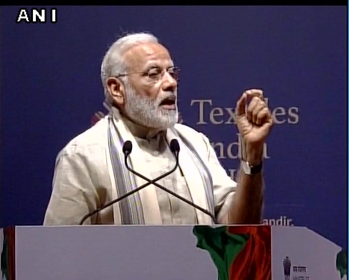 Textile industry's mantras are 'skill, scale, speed' & 'zero-defect ,zero-effect':PM Modi