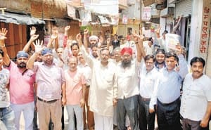 protest of GST IN BELHA