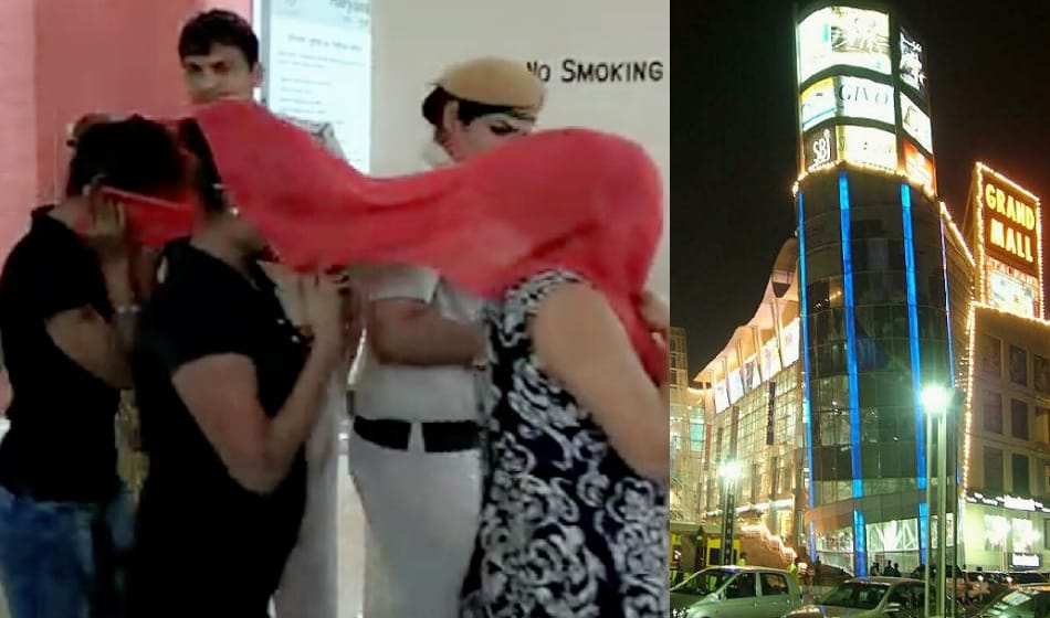  police raid in spa center, arrested 10 girls involved in sex racket