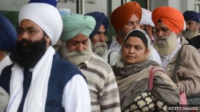 india prevented 150 sikh to go pakistan 