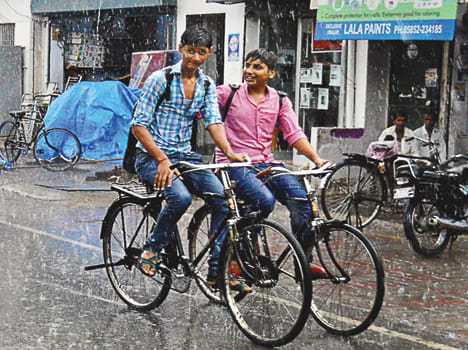 Heavy relief in monsoon rains, road accidents