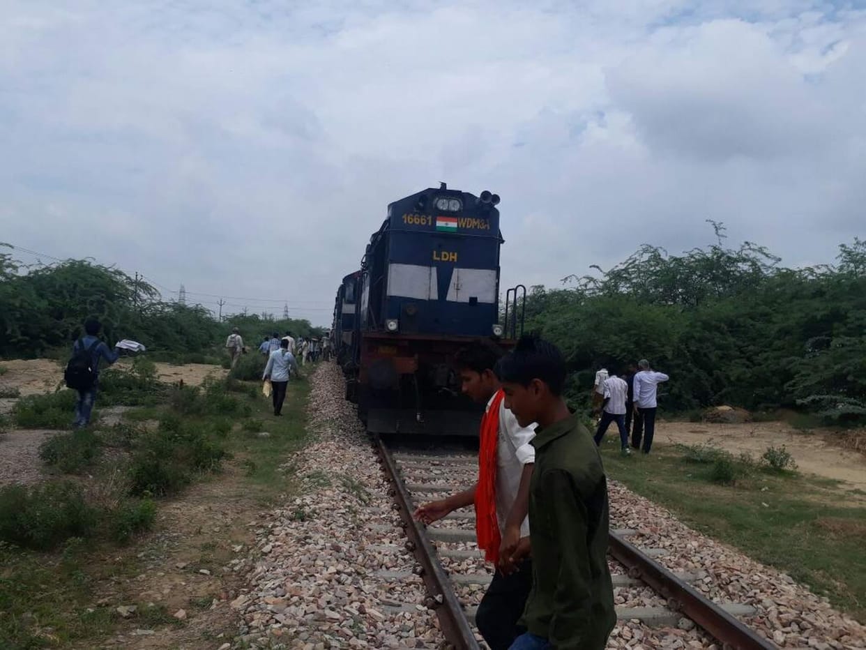 ससुराल आए युवक की ट्रेन से कटकर मौत