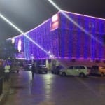 जीएसटी के स्वागत के लिए जयपुर स्थित कर भवन में रोशनी 