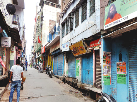 Kannauj market closed in protest against GST