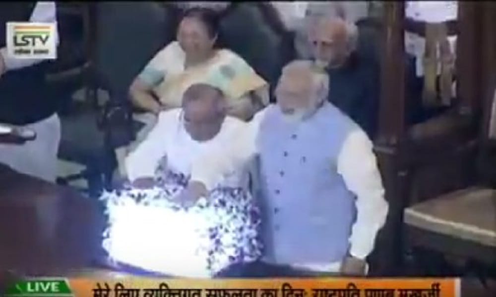 People celebrate launch of GST  