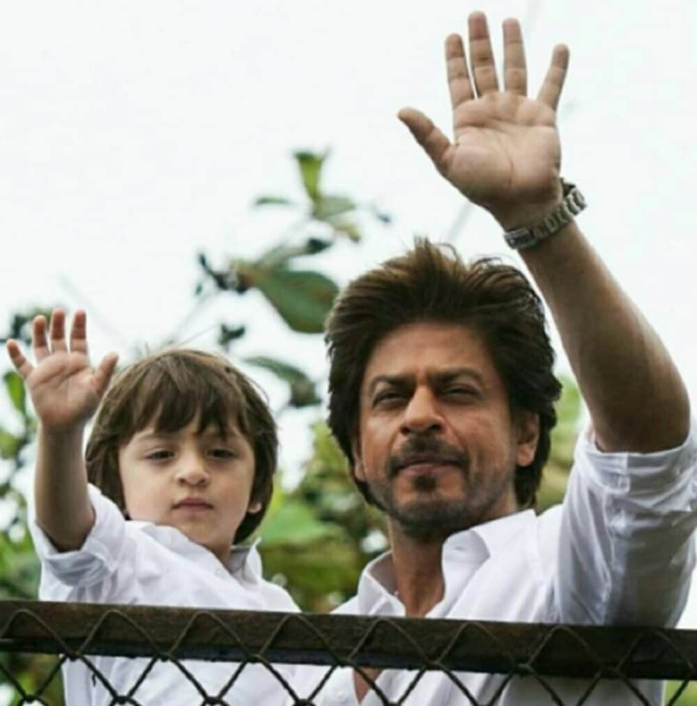 Karan johar shares a cute pout picture with abRam khan on instagram