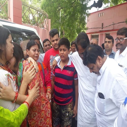The death of SP leader Pintu Rana, who visited Shivpal yadav, kohram in family