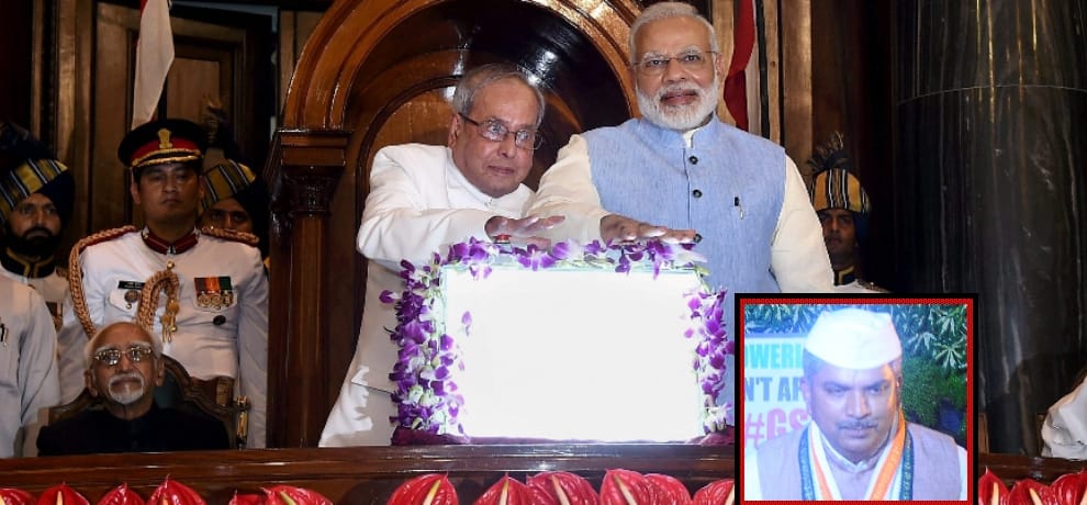 one congress parliamentarian reaches parliament at the time of gst roll out, here is the reason