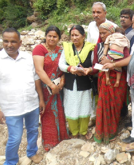  Disaster affected Bijarani and Rewari reached Mahara