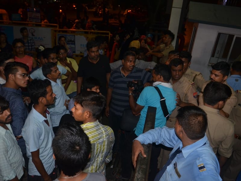 shopping and ruckus because of GST in Lucknow.